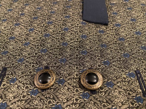 Herrn Weste Knöpfe mit Taschenpatte