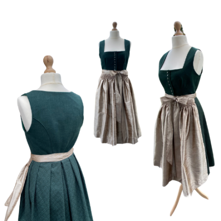 Dirndl mit Seidenschürze